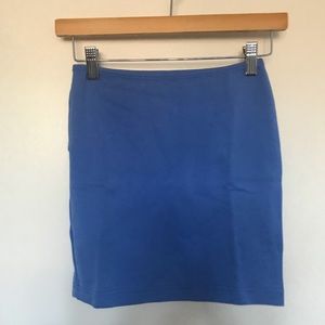 NWOT American Apparel blue mini skirt